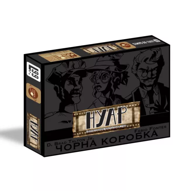 Настільна гра Нуар. Дедуктивна настільна гра (NOIR: Deductive Mystery Game - Black Box Edition)