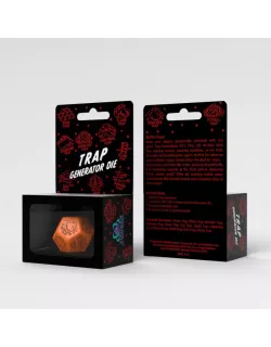 Кубик D12 Trap Generator Die: Orange&Black (1)