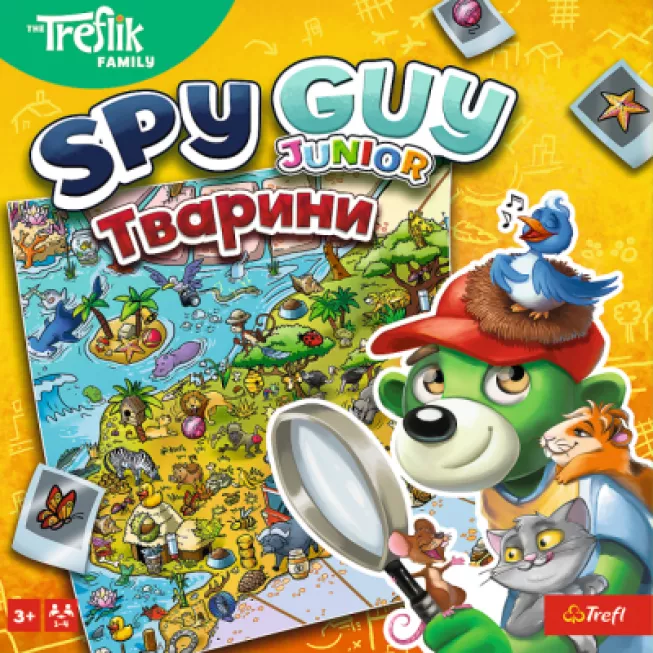 Настільна гра Шпигун: Тварини (Spy Guy Junior Animals)