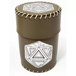 Стакан для кубиків D20 коричневий Dice Cup