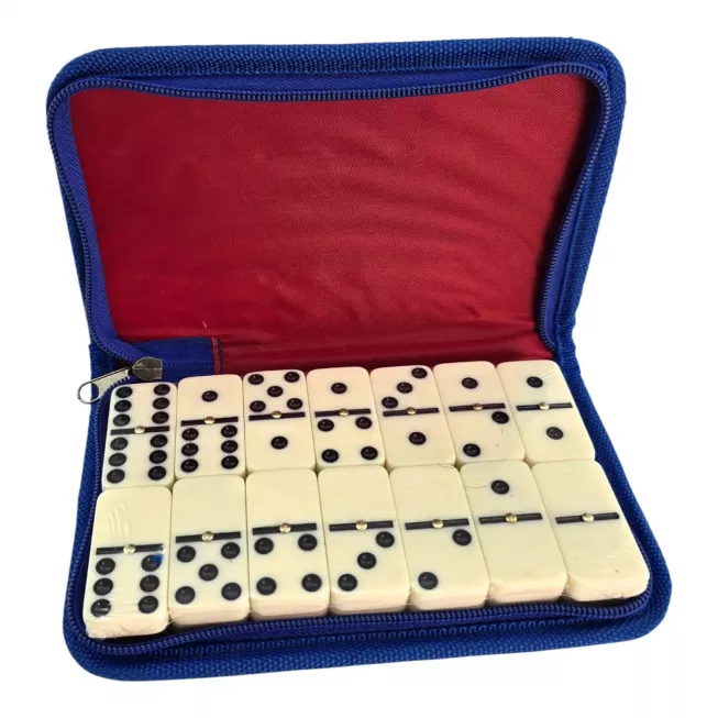 Доміно в чорно-синьому кейсі (19,5х12х2,5 см)