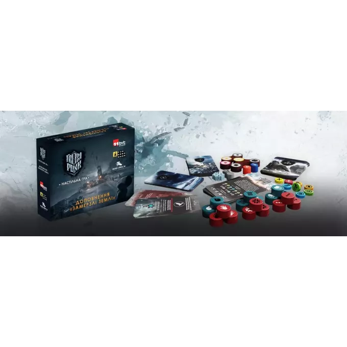Настільна гра Фростпанк: Замерзлі землі (Frostpunk: The Board Game - Frostlander Expansion)