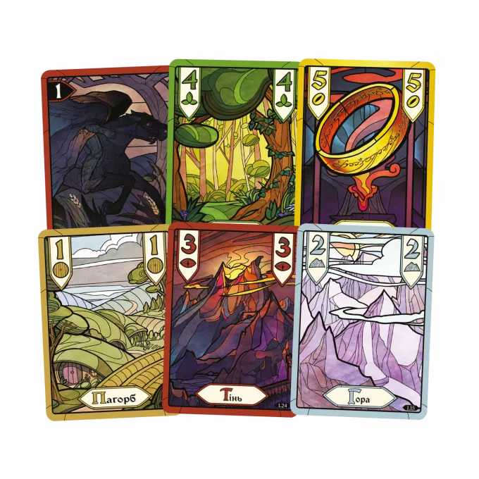 Настільна гра Братство Персня. Карткова гра (The Fellowship of the Ring The Trick Taking Game)