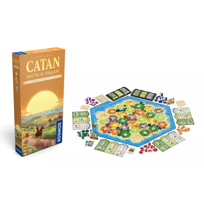 Настільна гра CATAN. Міста й лицарі. Доповнення для 5-6 гравців