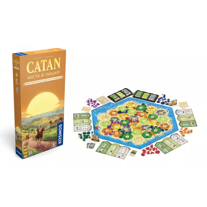 Настільна гра CATAN. Міста й лицарі. Доповнення для 5-6 гравців