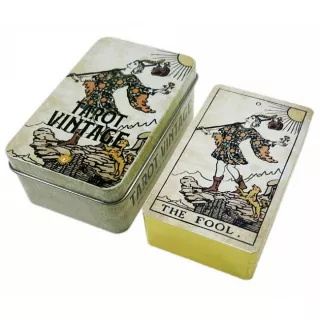 Карти ТАРО Вінтажне (Жерстяна коробка)