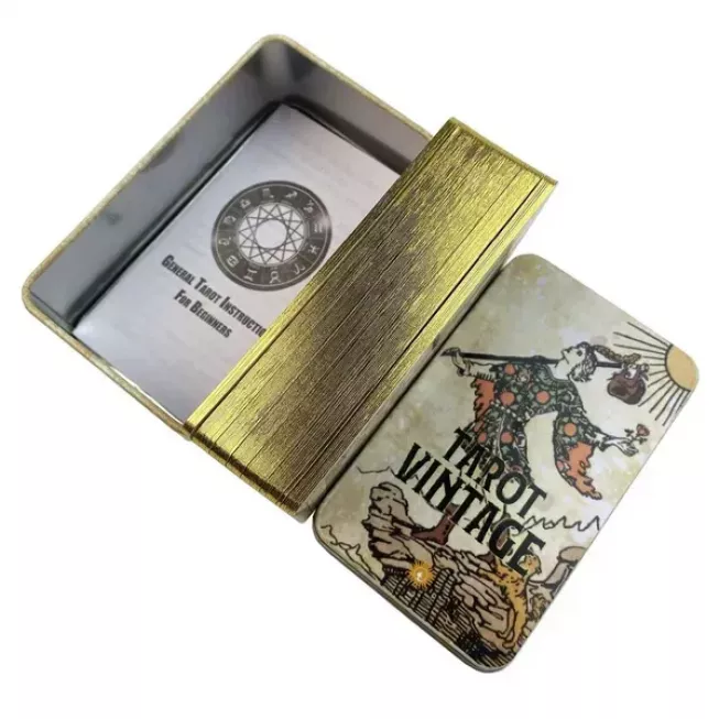 Карти ТАРО Вінтажне (Жерстяна коробка)