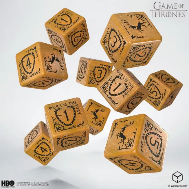Набір кубиків Game of Thrones. Baratheon 10xD6 Dice Set
