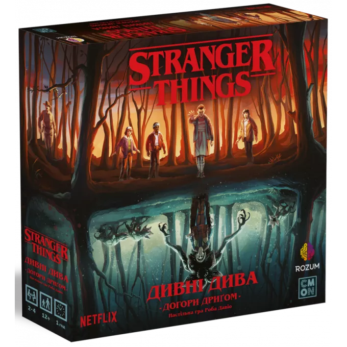 Настільна гра Дивні Дива: Догори Дриґом (Stranger Things: Upside Down)