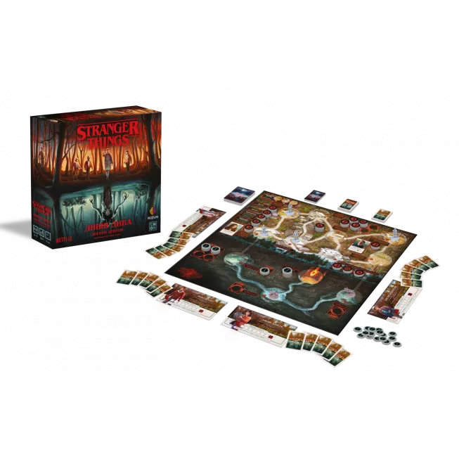 Настільна гра Дивні Дива: Догори Дриґом (Stranger Things: Upside Down)