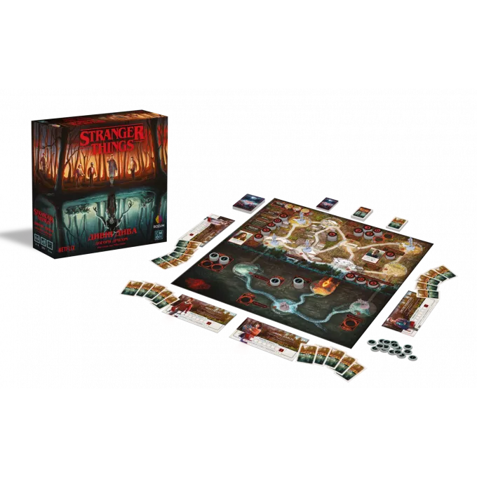 Настільна гра Дивні Дива: Догори Дриґом (Stranger Things: Upside Down)