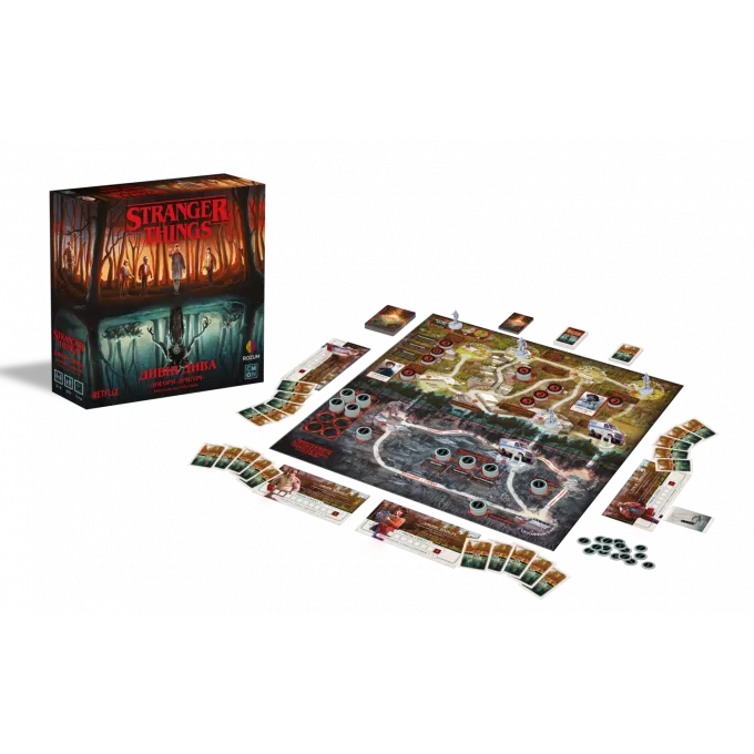 Настільна гра Дивні Дива: Догори Дриґом (Stranger Things: Upside Down)