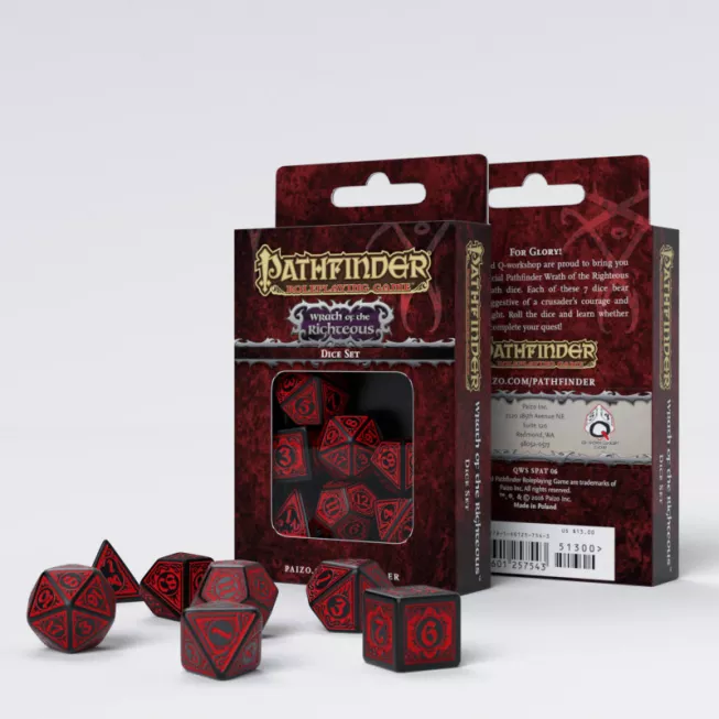 Набір кубиків Pathfinder Wrath of the Righteous Dice Set (7)