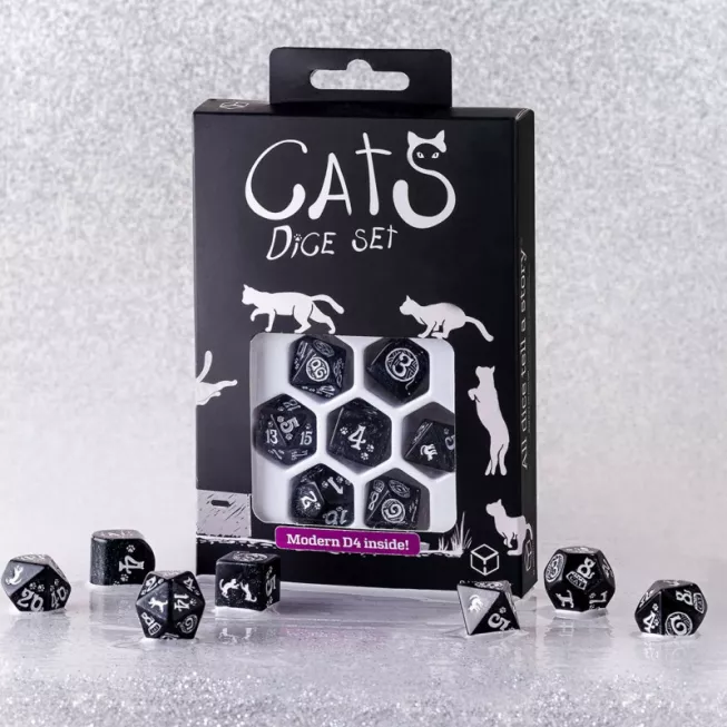 Набір кубиків Cats Modern Dice Set: Waffle (7)