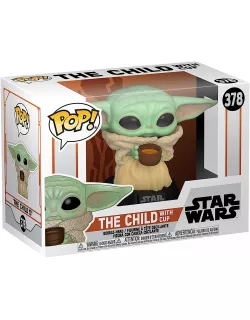 Фігурка Малюк Йода з чашкою - Funko POP Star Wars The Mandalorian #378: The Child (with Cup)