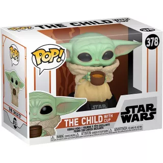 Фігурка Малюк Йода з чашкою - Funko POP Star Wars The Mandalorian #378: The Child (with Cup)