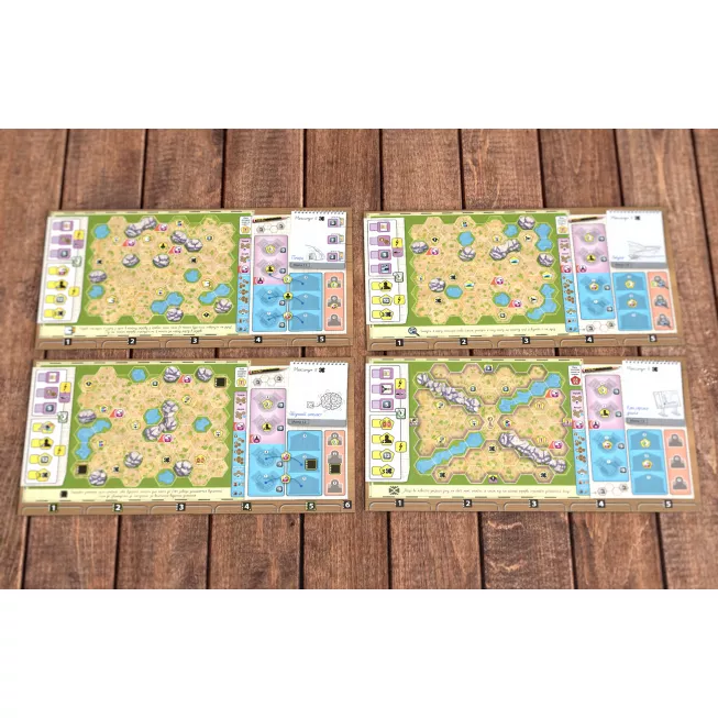 Новий Ковчег. Мапи зоопарків (Набір 2). Zoo Map Pack 2