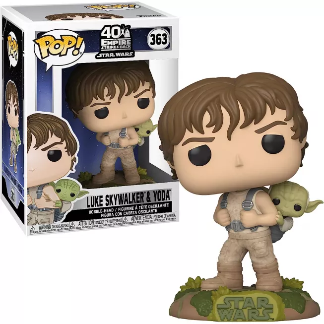 Фігурка Люк з Йодою - Funko POP Star Wars #363: Training Luke with Yoda