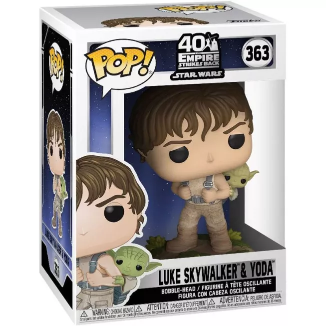 Фігурка Люк з Йодою - Funko POP Star Wars #363: Training Luke with Yoda