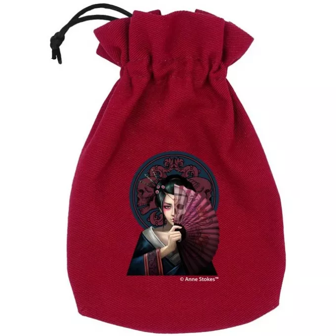 Мішечок Anne Stokes Dice Pouch: Geisha Skull