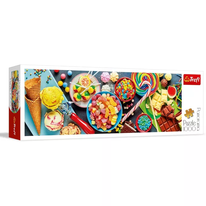 Панорамний пазл Солодощі (1000)