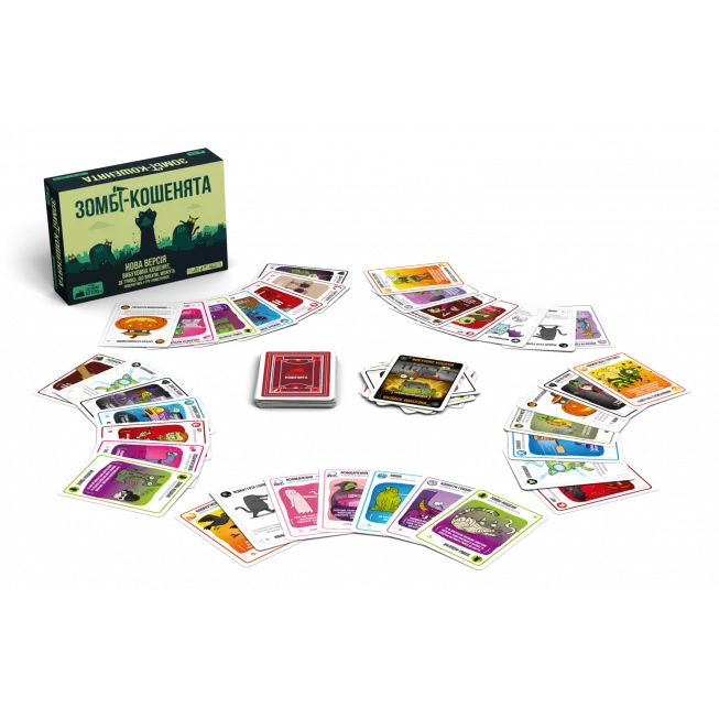 Настільна гра Вибухові кошенята: Зомбі-кошенята (Zombie Kittens)