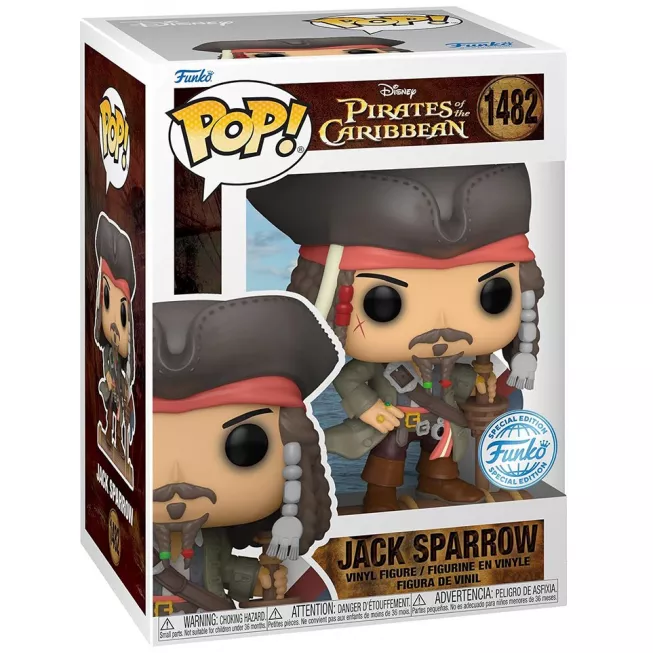 Фігурка Джек Спарроу - Funko Pop Pirates of the Caribbean #1482: Jack Sparrow