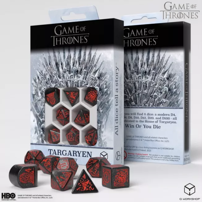 Набір кубиків Game of Thrones. Targaryen Dice Set