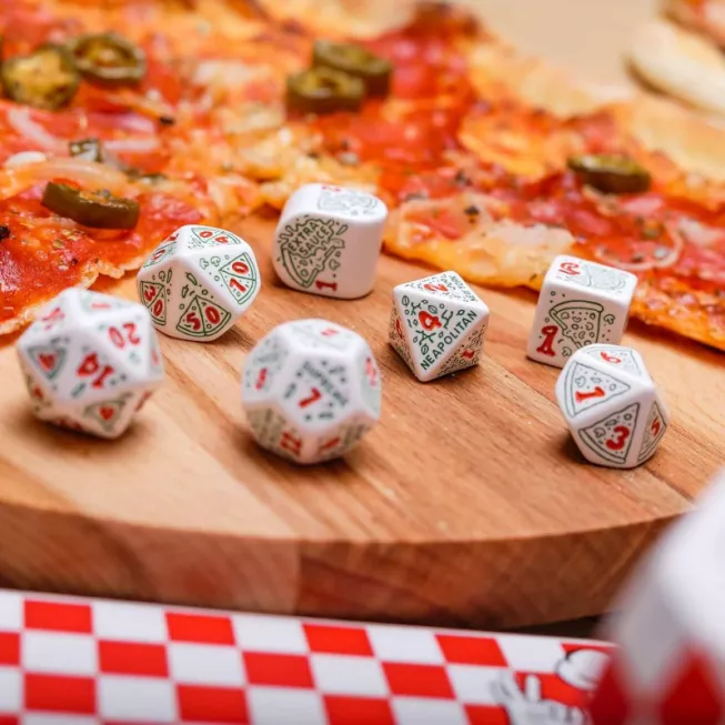Набір кубиків Pizza Modern Dice Set: Pepperoni (7)