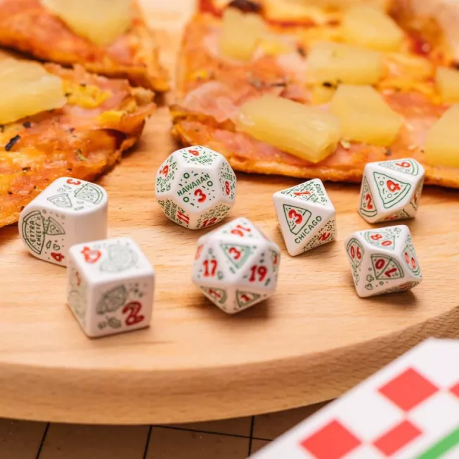 Набір кубиків Pizza Modern Dice Set: Pepperoni (7)