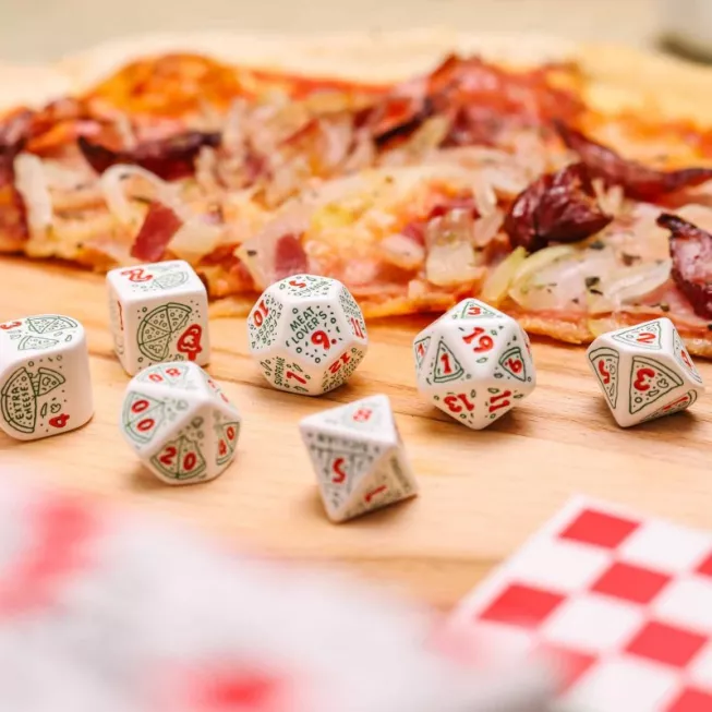 Набір кубиків Pizza Modern Dice Set: Pepperoni (7)