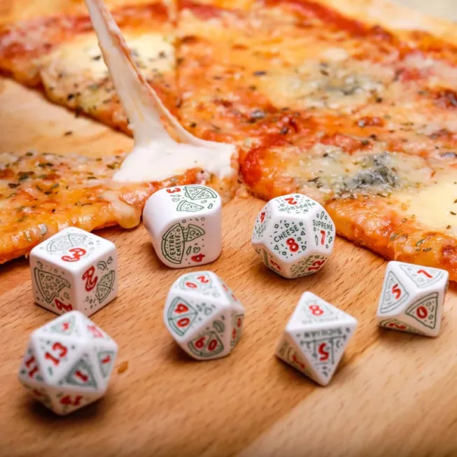 Набір кубиків Pizza Modern Dice Set: Pepperoni (7)