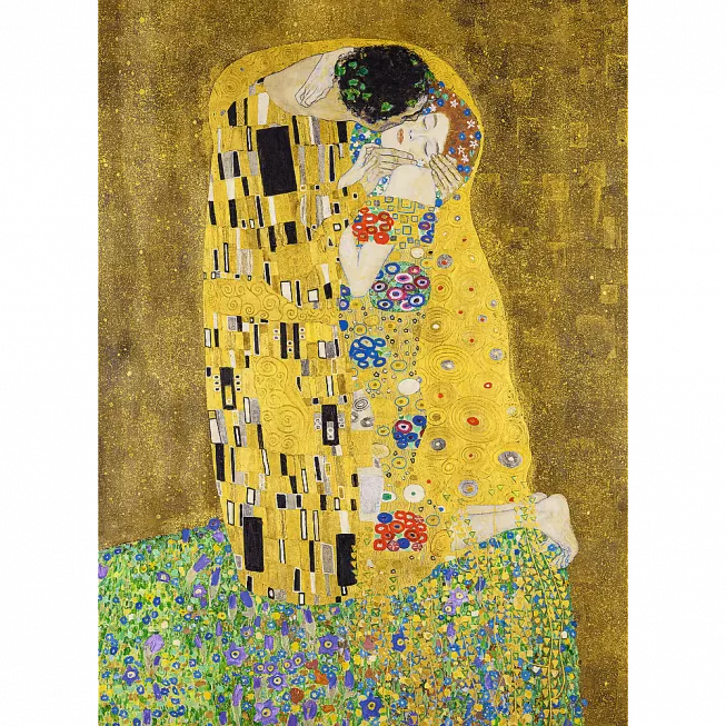 Дерев'яний пазл Густав Клімт - Поцілунок (200)