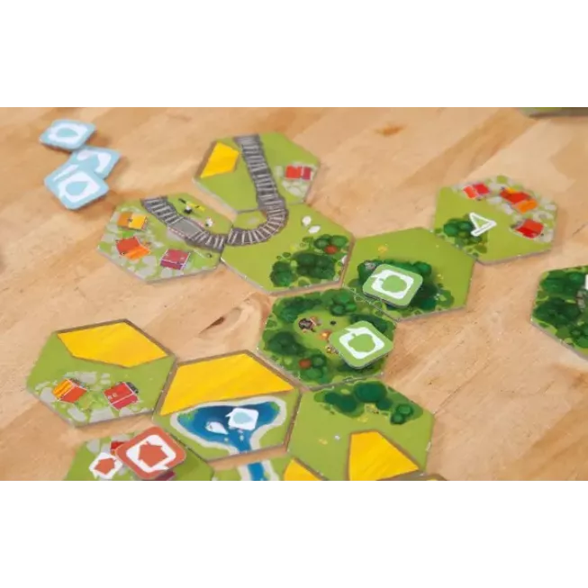 Настільна гра Дорфромантік - Фермерські Пригоди (Dorfromantik)