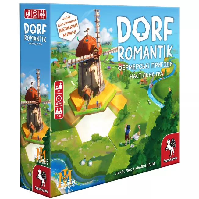 Настільна гра Дорфромантік - Фермерські Пригоди (Dorfromantik)