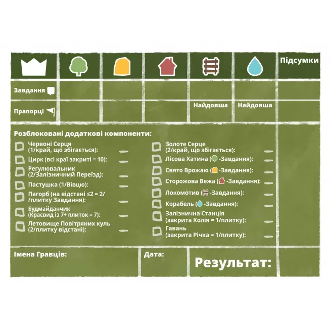 Настільна гра Дорфромантік - Фермерські Пригоди (Dorfromantik)
