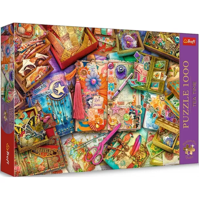 Пазл Час чаювання: Стіл журналіста (1000)