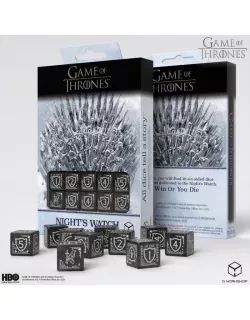 Набір кубиків Game of Thrones. Night's Watch 10xD6 Dice Set