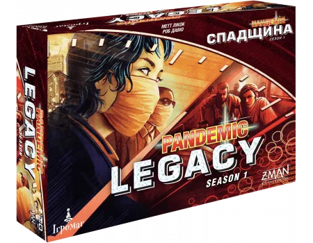 Настільна гра Пандемія. Спадщина. Сезон 1 (Pandemic Legacy: Season 1)