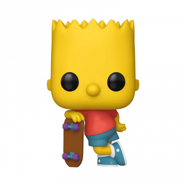 Фігурка Барт зі скейтбордом - Funko POP Simpsons #1652: Bart with Skateboard
