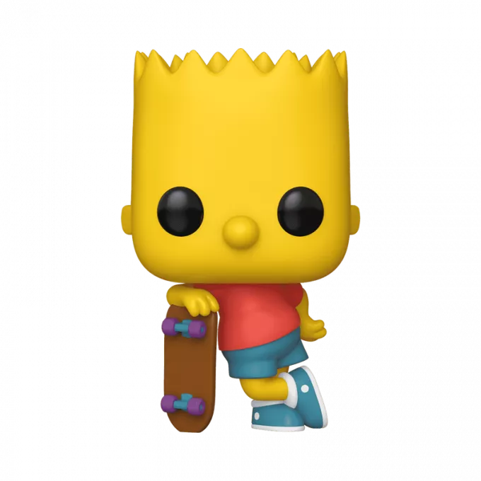 Фігурка Барт зі скейтбордом - Funko POP Simpsons #1652: Bart with Skateboard