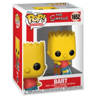 Фігурка Барт зі скейтбордом - Funko POP Simpsons #1652: Bart with Skateboard