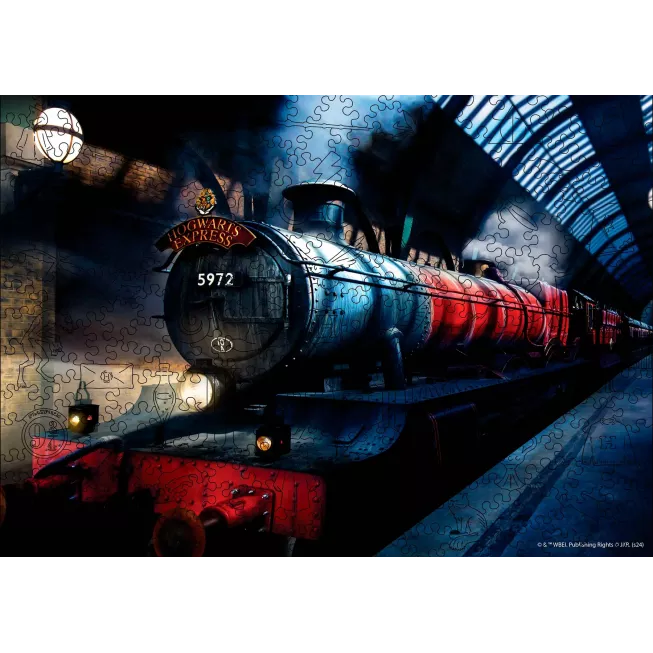 Фігурний дерев'яний пазл Гаррі Поттер Гоґвортс Експрес XL