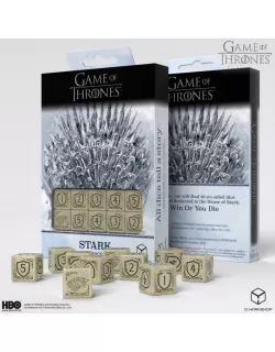 Набір кубиків Game of Thrones. Stark 10xD6 Dice Set