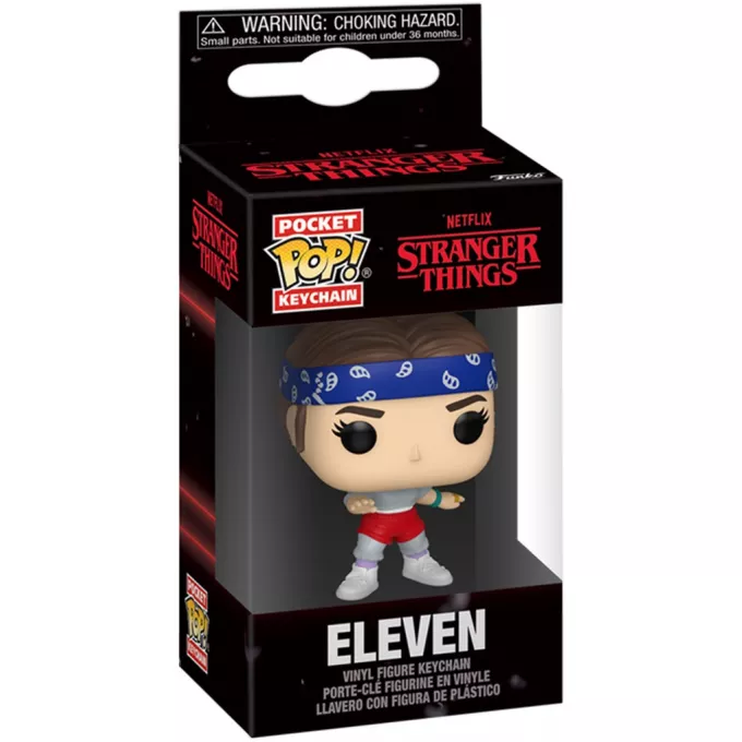 Фігурка Одинадцять з банданою - Funko POP! Keychain: Stranger Things - Eleven