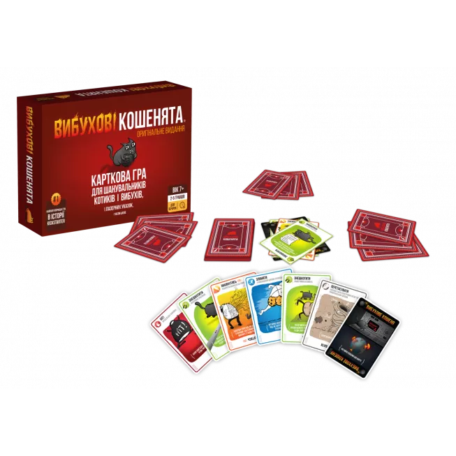 Настільна гра Вибухові кошенята: Оригінальне видання (Exploding Kittens: Original)