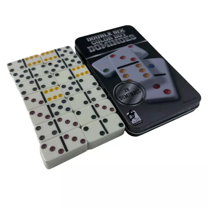 Доміно Double Six Color Dot (19х11х2,1 см)