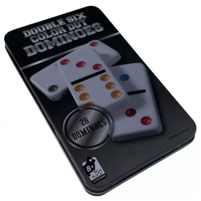 Доміно Double Six Color Dot (19х11х2,1 см)