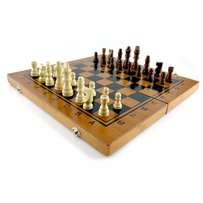 Нарди з шахами бамбукові (40х20х5 см)