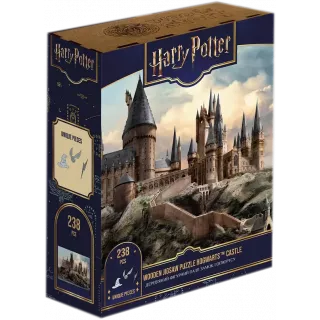 Фігурний дерев'яний пазл Гаррі Поттер Замок Гоґвортс XL